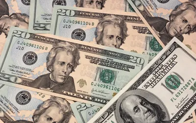Man Dollar Bills Wallpaper 4K, Abstract category