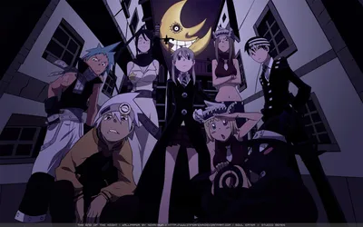 Dynamic Group Characters Space Wallpaper 4K 2560x1600 A, Dynamic, Group, Of, Characters, From, The, Anime, Soul, Eater, Poses, Dramatically, Gray, Ultrawide, QHD