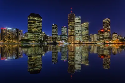 Skyscraper Australia Building World Wallpaper 4K 2000x1333 Skyscraper, Australia, Building, Water, Reflection, Night, City, Man, Made, Brisbane, Desktop, Brown, Purple, Ultrawide, Full HD