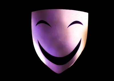 Stylized Purple Pink Black/Dark Wallpaper 4K 2100x1500 Hd, Pc, Desktop, Wallpaper, Stylized, Purple-pink, Smiling, Mask, Black, Bullet, Anime, Against, White, Landscape, Full HD