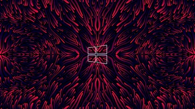 Abstract Fiery Red Wallpaper 4K, Technology category