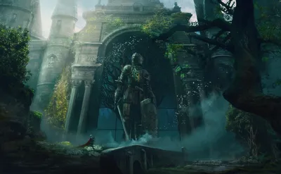 Vibrant Fantasy Wallpaper Fantasy Wallpaper 4K 1920x1184 Hd, Fantasy, Wallpaper, Featuring, A, Towering, Armored, Knight, Statue, Front, Grand, Ancient, Gray, Ultrawide, Full HD