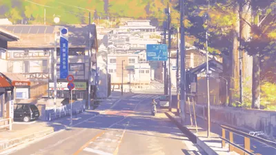 Radiant Sunlit Wallpaper World Wallpaper 4K 2560x1440 Sunlit, Anime, City, Street, And, Road, Detailed, 2k, Quad, Desktop, Buildings, Gray, White, Ultrawide, QHD