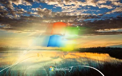 Windows Logo Overlaying Serene Lakeside Nature Wallpaper 4K 1680x1050 Hd, Pc, Desktop, Wallpaper, Featuring, The, Windows, 7, Logo, Overlaying, Serene, Lakeside, White, Gray, Ultrawide