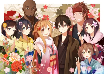 Bright Characters Wallpaper Abstract Wallpaper 4K 2039x1450 Hd, Desktop, Wallpaper, Featuring, Characters, From, The, Anime, Sword, Art, Online, Dressed, White, Brown, Landscape, Full HD