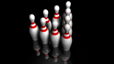 Group Bowling Pins Black/Dark Wallpaper 4K 1920x1080 Hd, Desktop, Wallpaper, Featuring, A, Group, Of, Bowling, Pins, Arranged, Triangular, Formation, White, Gray, Ultrawide, Full HD