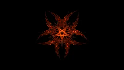 Bright Dark Wallpaper Black/Dark Wallpaper 4K 1920x1080 Dark, Occult, Hd, Pc, Desktop, Wallpaper, And, Background, Showing, Fiery, Red, Six-pointed, Brown, Ultrawide, Full HD