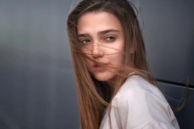 Misty Brunette Wallpaper Abstract Wallpaper 4K 2048x1365 Brunette, Face, Woman, Model, Hd, Desktop, Wallpaper, Gray, White, Ultrawide, Full HD