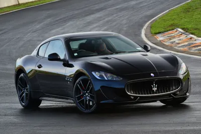 Black Granturismo Sportline Supercar Cars Wallpaper 4K 4096x2734 Black, Maserati, Granturismo, Mc, Sportline, Supercar, Captured, On, Racetrack, Showcasing, Sleek, Design, Gray, Landscape, 4k