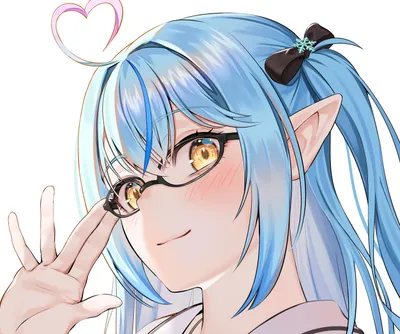 Hololive Yukihana Lamy Abstract Wallpaper 4K 2894x2412 Hololive, Yukihana, Lamy, Anime, Virtual, Youtuber, Hd, Desktop, White, Square, QHD