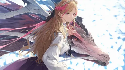 Anime Girl Blonde Long Fantasy Wallpaper 4K 1920x1080 Hd, Desktop, Wallpaper, Featuring, An, Anime, Girl, With, Blonde, Long, Hair, Red, White, Ultrawide, Full HD