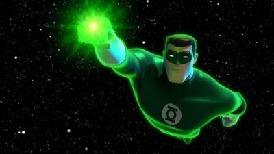 Vibrant Hal Wallpaper Space Wallpaper 4K 5333x3000 Hal, Jordan, Green, Lantern, From, The, Animated, Series, Flies, Brown, Yellow, Pink, Ultrawide, 4k