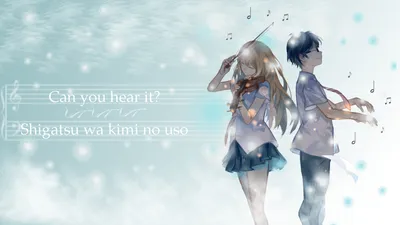 Anime Kousei Arima Kaori Abstract Wallpaper 4K 1920x1080 Hd, Anime, Desktop, Wallpaper, Featuring, Kousei, Arima, And, Kaori, Miyazono, Your, Lie, White, Ultrawide, Full HD