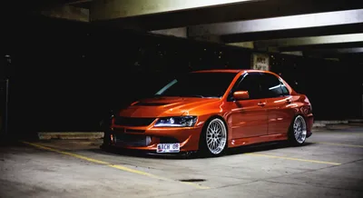 Sleek Orange Jdm Car Dimly Cars Wallpaper 4K 5616x3070 Hd, Desktop, Wallpaper, Featuring, A, Sleek, Orange, Jdm, Car, Parked, Dimly, Lit, Gray, Ultrawide, 4k