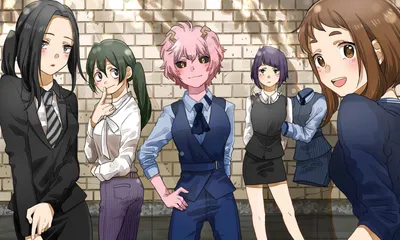 Momo Yaoyorozu Toru Hagakure Abstract Wallpaper 4K 1920x1152 Momo, Yaoyorozu, Toru, Hagakure, Mina, Ashido, Kyōka, Jirō, Ochaco, Uraraka, Tsuyu, White, Gray, Ultrawide, Full HD