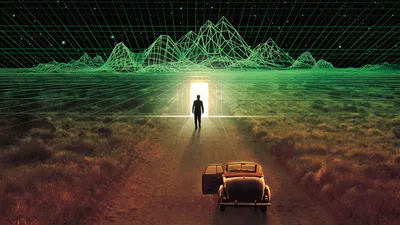 Movie Thirteenth Floor Silhouetted Figure Cars Wallpaper 4K 1920x1080 Hd, Desktop, Wallpaper, From, The, Movie, Thirteenth, Floor, Featuring, Silhouetted, Figure, Standing, White, Gray, Ultrawide, Full HD