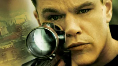 Focused Close Bourne Supremacy Character Abstract Wallpaper 4K 1920x1080 Hd, Desktop, Wallpaper, Featuring, A, Focused, Close-up, From, Bourne, Supremacy, Character, Peering, Orange, Purple, Ultrawide, Full HD