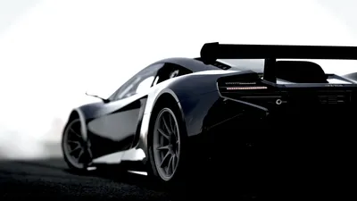 Sleek Black Mclaren Vehicle Minimal Wallpaper 4K 1920x1080 A, Sleek, Black, Mclaren, Vehicle, In, Dynamic, Pose, Set, Against, Minimalist, Desktop, White, Ultrawide, Full HD