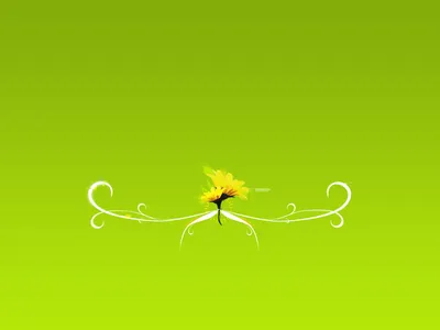 Minimalist Green Gradient Single Nature Wallpaper 4K 1600x1200 Hd, Pc, Desktop, Wallpaper, And, Background, Minimalist, Green, Gradient, Single, Stylized, Yellow, Pink, Landscape