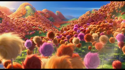 Movie Lorax Vibrant Nature Wallpaper 4K 3840x2160 4k, Ultra, Hd, Movie, Wallpaper, Of, The, Lorax, Featuring, Vibrant, Landscape, Filled, Red, Pink, Gray, Ultrawide