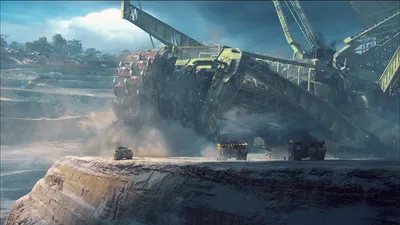 Movie Avatar Massive Industrial Nature Wallpaper 4K 1920x1080 Hd, Pc, Desktop, Wallpaper, From, The, Movie, Avatar, Featuring, Massive, Industrial, Machinery, Gray, White, Ultrawide, Full HD
