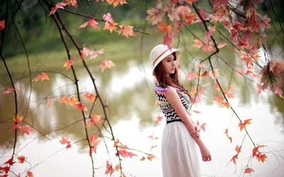 Epic Woman Wallpaper Nature Wallpaper 4K 2560x1600 Hd, Desktop, Wallpaper, Featuring, A, Woman, In, Decorative, Dress, Hat, Standing, Serene, White, Ultrawide, QHD