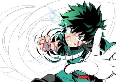 Epic Izuku Wallpaper Abstract Wallpaper 4K 2048x1447 Hd, Wallpaper, Featuring, Izuku, Midoriya, From, My, Hero, Academia, Showcasing, Him, Action, White, Landscape, Full HD