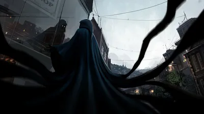 Moody Dark Wallpaper Space Wallpaper 4K 1920x1083 Hd, Pc, Desktop, Wallpaper/background:, A, Dark, Hooded, Creature, Writhing, Tentacles, Looms, Over, White, Ultrawide, Full HD