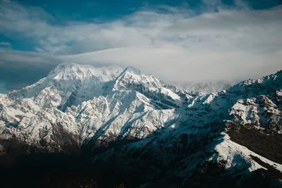 Majestic Snow Covered Nature Wallpaper 4K 3240x2160 Hd, Pc, Desktop, Wallpaper, Featuring, The, Majestic, Snow-covered, Himalayas, Under, Dramatic, Sky, Gray, Landscape, QHD