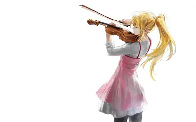 Bold Kaori Wallpaper Abstract Wallpaper 4K 1920x1200 Kaori, Miyazono, Your, Lie, In, April, Anime, Desktop, Side, White, Gray, Ultrawide, Full HD
