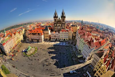 Prague Historic City Square World Wallpaper 4K 4288x2848 A, Stunning, 4k, Ultra, Hd, View, Of, Prague's, Prague, 039, Historic, City, Pink, Gray, Ultrawide