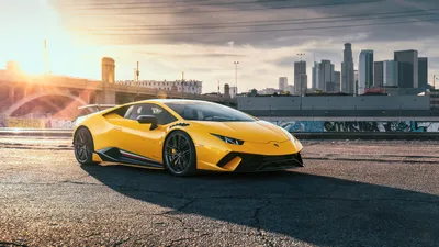 Crisp Supercar Wallpaper Cars Wallpaper 4K 6433x3619 Supercar, Yellow, Car, Lamborghini, Vehicle, Huracan, Performante, Desktop, White, Gray, Ultrawide, 4k