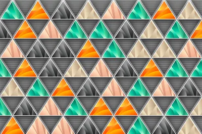 Abstract Geometric Pattern Colorful Abstract Wallpaper 4K 6000x3970 Abstract, Geometric, Pattern, Of, Colorful, Triangles, In, 4k, Ultra, Creating, Vibrant, Dynamic, Brown, Gray, Ultrawide