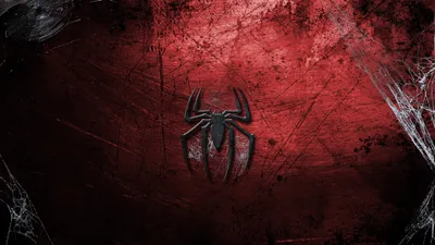 Spider Man Logo Grungy Abstract Wallpaper 4K 3840x2160 Hd, Desktop, Wallpaper, Featuring, The, Spider-man, Logo, Set, Against, Grungy, Red, Brown, Ultrawide, 4k