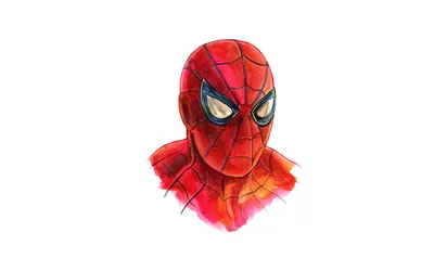 Minimalist Comic Spider Man Wallpaper 4K, Minimal category