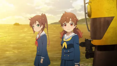 Anime Two Characters Train Nature Wallpaper 4K 1920x1080 Hd, Anime, Wallpaper, Featuring, Two, Characters, By, A, Train, Sunset, Theme, 039, White, Ultrawide, Full HD