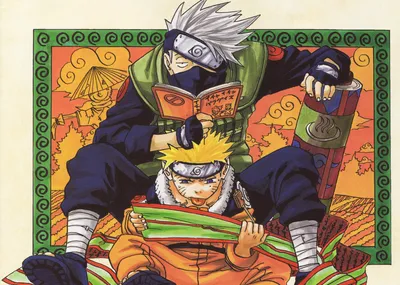 Golden Kakashi Wallpaper Abstract Wallpaper 4K 1920x1369 Hd, Pc, Desktop, Wallpaper, Of, Kakashi, Hatake, And, Naruto, Uzumaki, Reading, Small, White, Landscape, Full HD