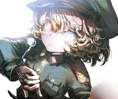 Vibrant Tanya Wallpaper Abstract Wallpaper 4K 1920x1602 Hd, Desktop, Wallpaper, And, Background, Featuring, Tanya, Degurechaff, Anime, Youjo, Senki, Showcasing, White, Square, Full HD