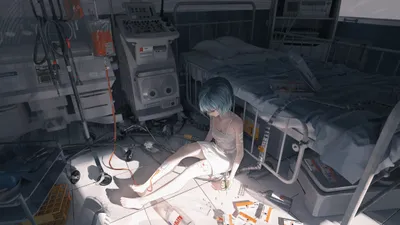 Crisp Rei Wallpaper Abstract Wallpaper 4K 4500x2531 A, 4k, Ultra, Hd, Wallpaper, Featuring, Rei, Ayanami, Neon, Genesis, Evangelion, Depicted, White, Ultrawide