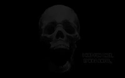 Dark Skull Themed Shadowy Centered Black/Dark Wallpaper 4K 1920x1200 Dark, Skull-themed, Hd, Pc, Desktop, Wallpaper, And, Background, Shadowy, Skull, Centered, Black, Ultrawide, Full HD