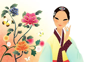 Artistic Korean Woman Dressed Traditional Abstract Wallpaper 4K 1920x1200 Artistic, Hd, Desktop, Wallpaper, Featuring, A, Korean, Woman, Dressed, Traditional, Costume, Surrounded, White, Ultrawide, Full HD