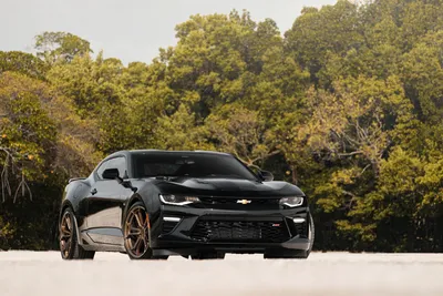 Epic Sleek Wallpaper Cars Wallpaper 4K 1920x1281 A, Sleek, Black, Chevrolet, Camaro, Muscle, Car, Parked, Outdoors, Lush, Green, Trees, White, Landscape, Full HD