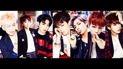 Members Bts Various Abstract Wallpaper 4K 1920x1080 Hd, Desktop, Wallpaper, Featuring, Members, Of, Bts, Against, Various, Vibrant, Backdrops, Highlighting, Black, White, Ultrawide, Full HD