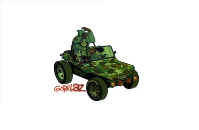 Gorillaz Music Cartoon Band Member Cars Wallpaper 4K 1920x1260 Gorillaz, Music, Hd, Pc, Desktop, Wallpaper, Cartoon, Band, Member, Driving, Green, Camouflage, White, Ultrawide, Full HD