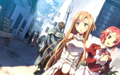 Kirito Asuna Yuuki Lisbeth Klein World Wallpaper 4K 2560x1600 Hd, Pc, Desktop, Wallpaper, Featuring, Kirito, Asuna, Yuuki, Lisbeth, Klein, Argo, Anime, White, Ultrawide, QHD