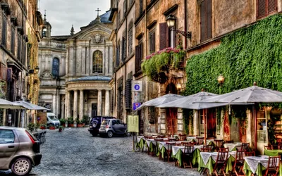 Hdr Cobblestone Square Rome World Wallpaper 4K 2560x1600 Hdr, Image, Of, A, Cobblestone, Square, In, Rome, Italy, Featuring, Classic, Architecture, White, Ultrawide, QHD