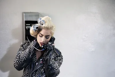 Lady Gaga Studded Black/Dark Wallpaper 4K 1500x1001 Hd, Pc, Desktop, Wallpaper, Featuring, Lady, Gaga, In, Studded, Black, Leather, Jacket, White, Landscape