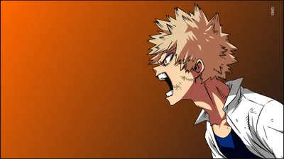 Crisp Katsuki Wallpaper Gradients Wallpaper 4K 4894x2758 Hd, Wallpaper, Of, Katsuki, Bakugou, From, My, Hero, Academia, Showing, Him, Shouting, Brown, Ultrawide, 4k