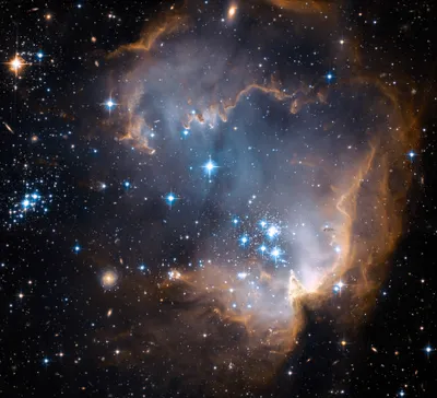 Vibrant Star Cluster Surrounded Glowing Space Wallpaper 4K 3749x3408 Hd, Pc, Wallpaper, Featuring, A, Vibrant, Star, Cluster, Surrounded, Glowing, Nebula, Clouds, Gray, Brown, Square, QHD