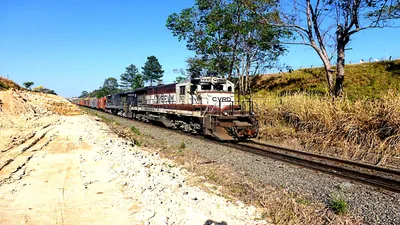 Freight Train Traveling Rural Nature Wallpaper 4K 1920x1080 Hd, Pc, Desktop, Wallpaper, Featuring, A, Freight, Train, Traveling, Through, Rural, Landscape, White, Ultrawide, Full HD